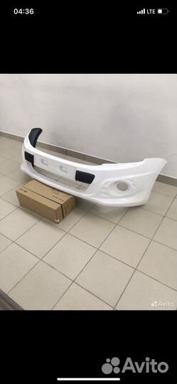 Гранта Спорт Крашенные Бампера Перед—Новые