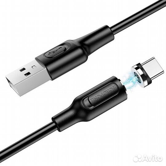 Кабель borofone BX41 magnetic charging for Type-c