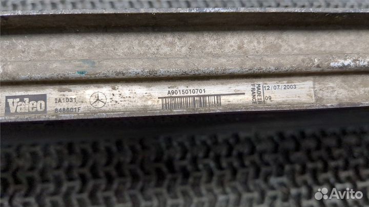 Радиатор интеркулера Mercedes Sprinter, 2003