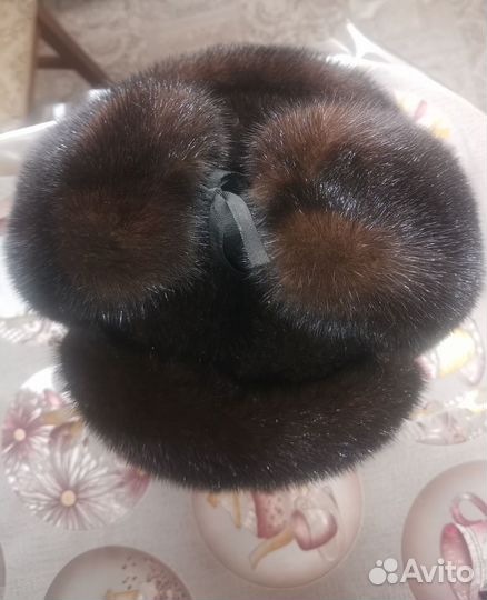 Норковая шапка мужская