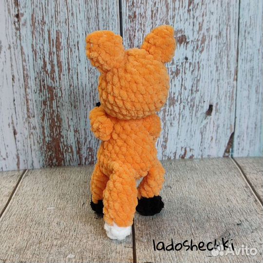 Вязаная игрушка Лисёнок Фоксик