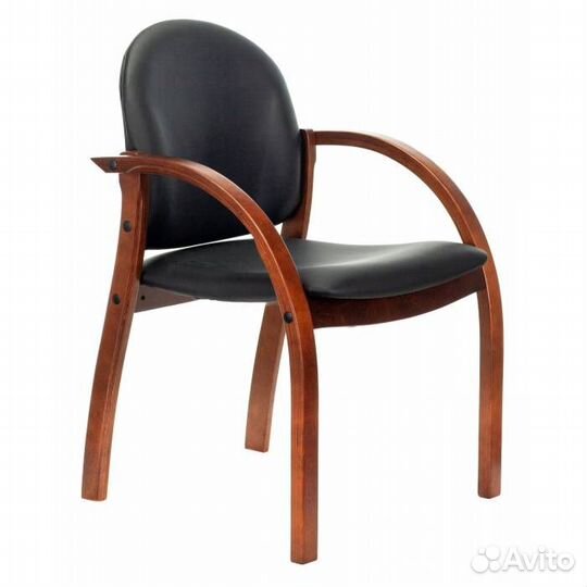 Стул Бюрократ джуно черный искусственная кожа