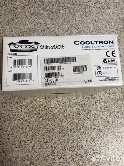 Педаль эффекта. Vox Cooltron Vib