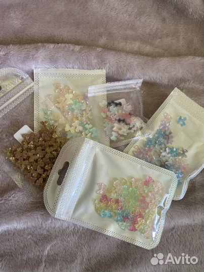 Фигурки декор для дизайна ногтей