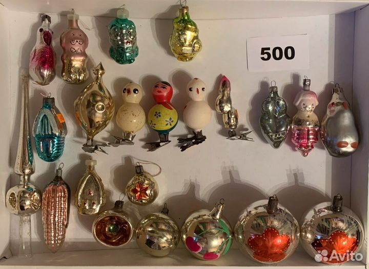 Елочные игрушки ссср, винтаж