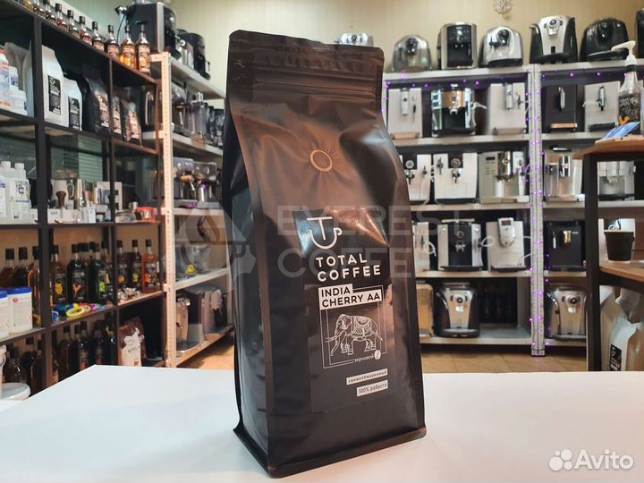 Кофе зерновой Total Coffee India Cherry 1кг