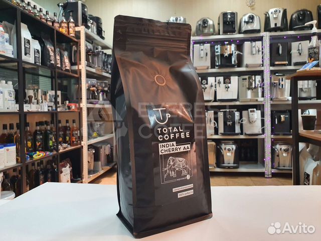 Кофе зерновой Total Coffee India Cherry 1кг