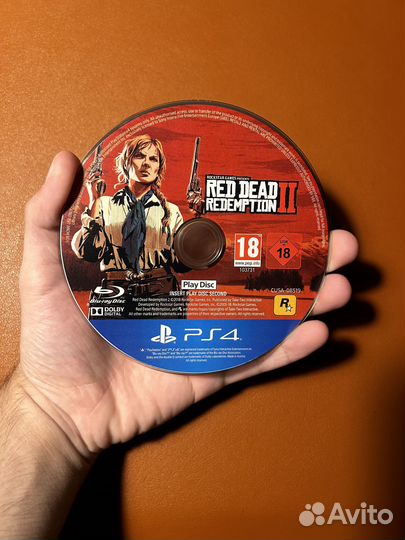 Red dead redemption 2 ps4 диск