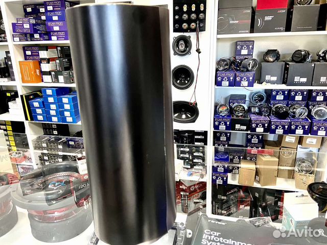 Пленка для тонирования фар черный мат