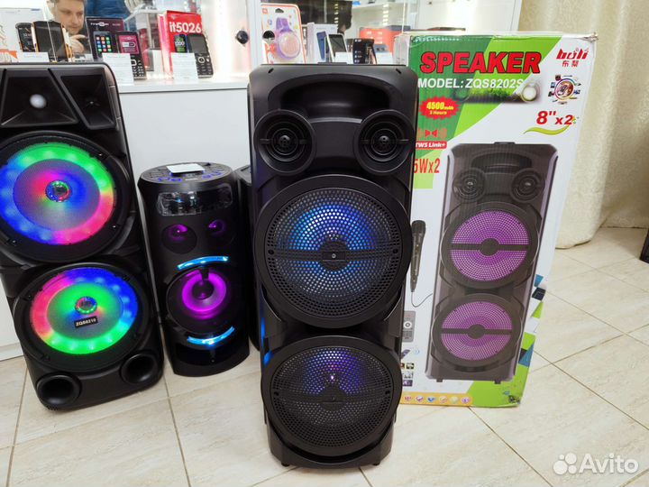 Большая колонка с караоке и светомузыкой (Окт139)