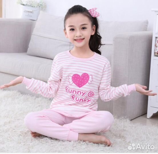 Пижамки на девочку р.120