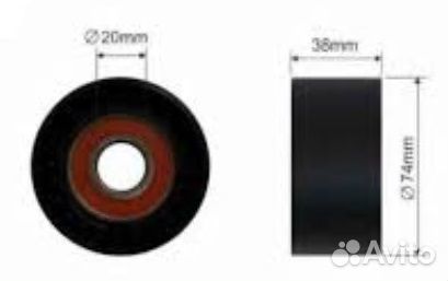 Ролик натяжителя ремня renault trucks, volvo