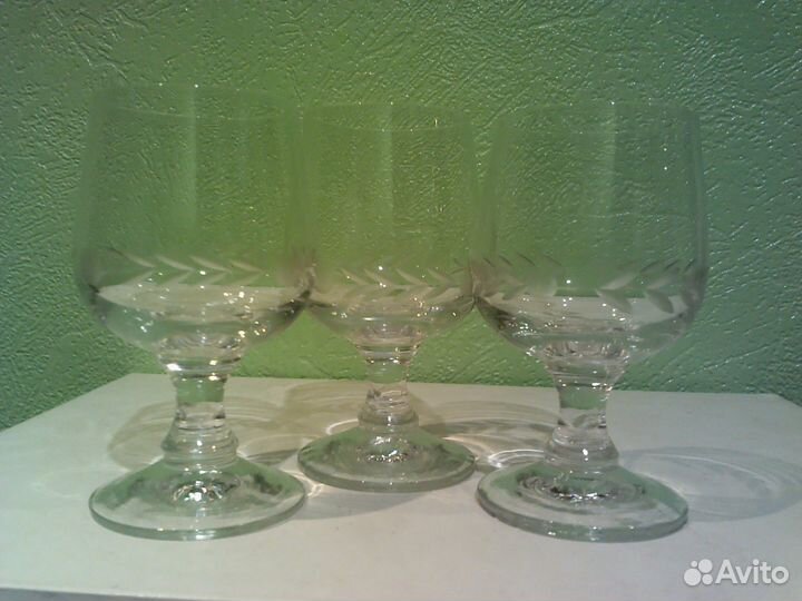 Рюмки, стаканы и вазочки для варенья времен СССР