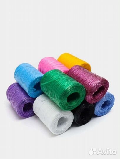 Нить для вязания мочалок 100гр
