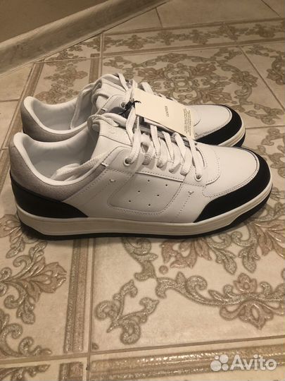 Мужские кожанные кеды Mango