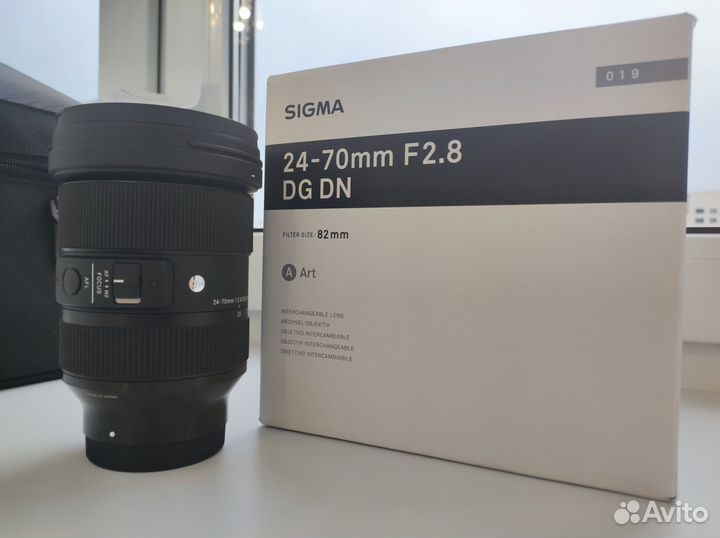 Объектив Sigma 24-70 2.8 Sony E состояние нового