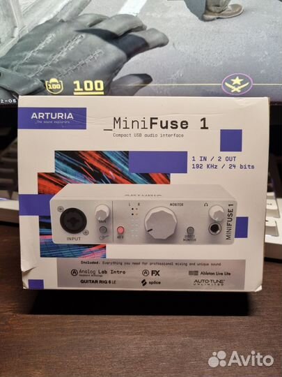 Звуковая карта arturia minifuse 1 white