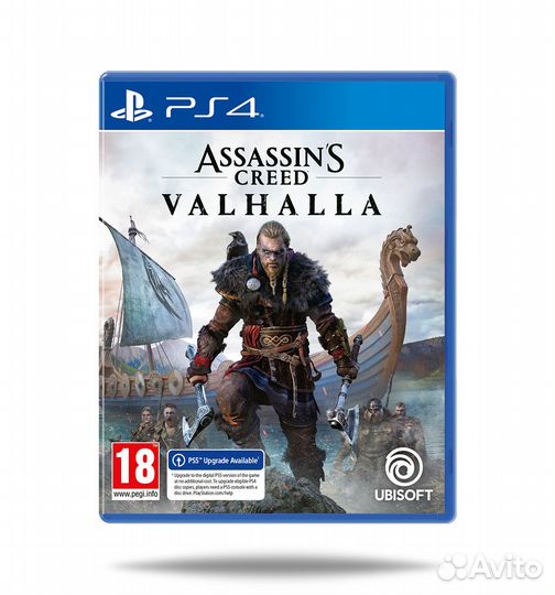PS4 диск Assassin's Creed Вальгалла,новый,в упаков