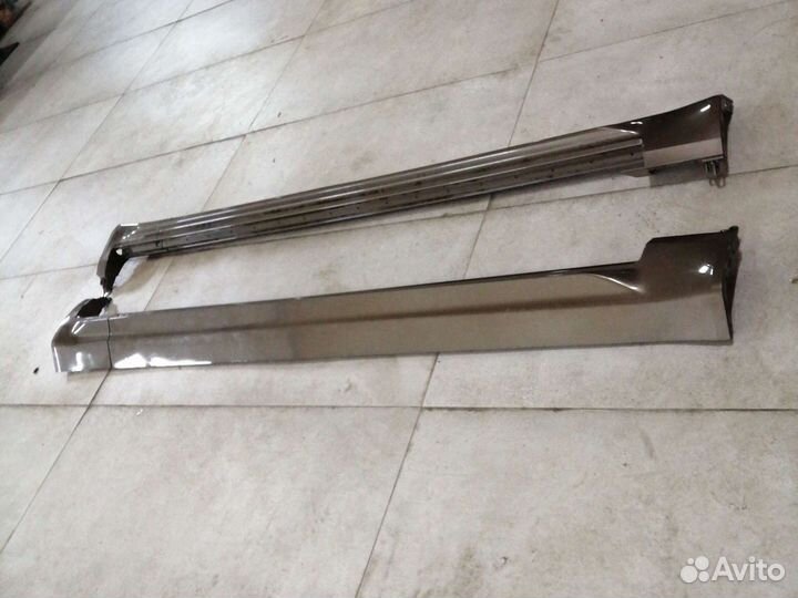 Накладки порогов на Volvo Xc 90 New с 2015-2020 го