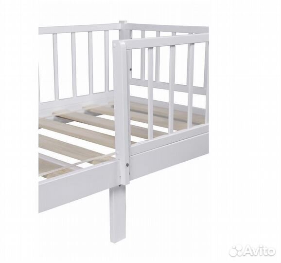 Кроватка из натурального дерева от 2х лет Лисенок