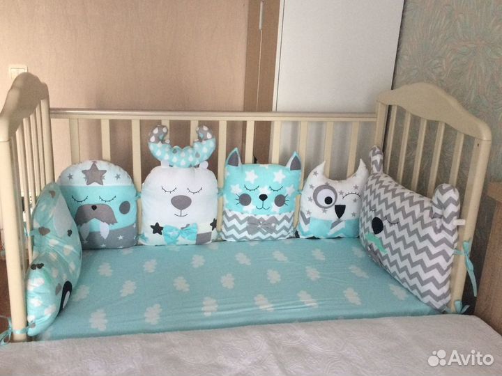 Бортики в детскую кроватку
