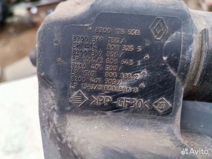 Корпус воздушного фильтра Рено Меган 2. 1.6 л. 05г