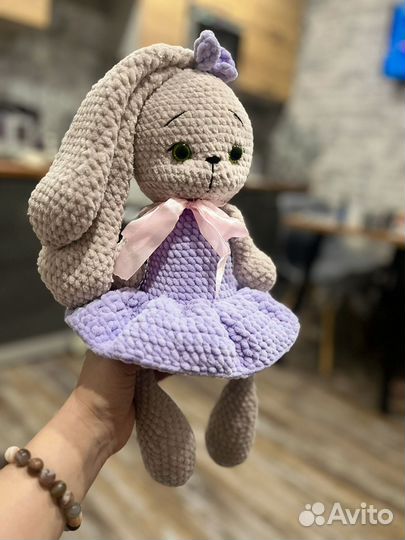 Зайка ручной работы