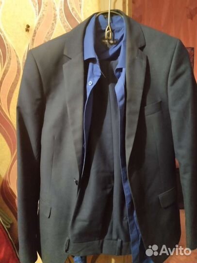 Школьный костюм для мальчика 146 синий