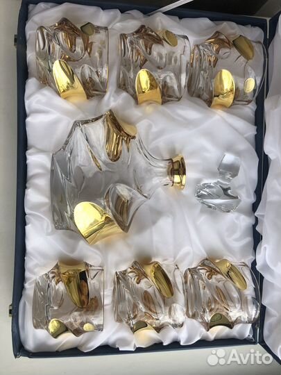 Набор бокалов для виски со штофом