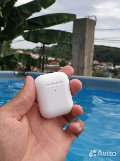 Аирподс 2 с беспроводной зарядкой