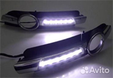 Штатные ходовые LED огни toyota Corolla 11-13