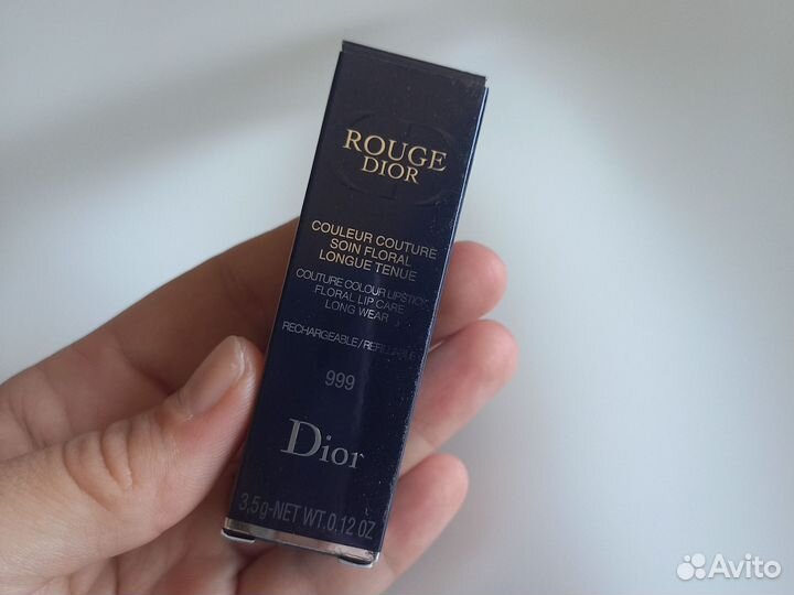 Dior Rouge Помада Metallic 999