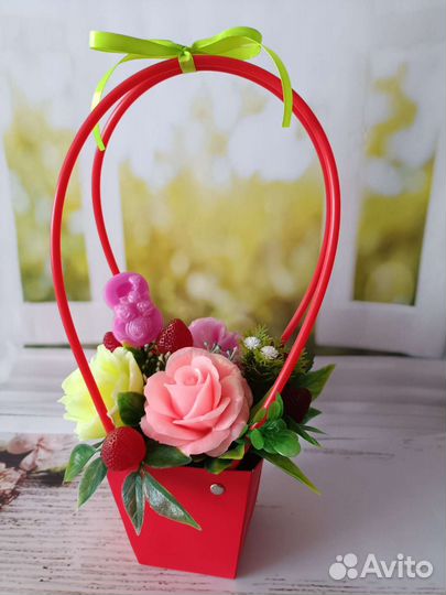 Букет из мыла