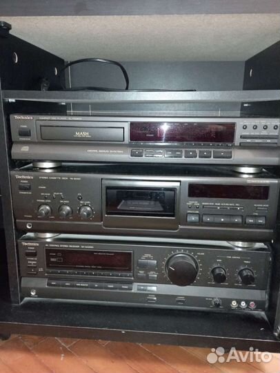 Аудио система блочная Technics, колонки Кливер