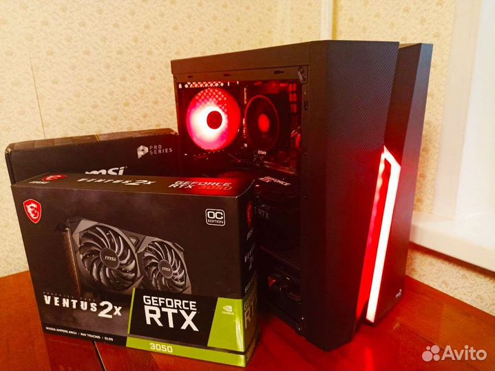 Игровой пк ryzen 5 / rtx3050