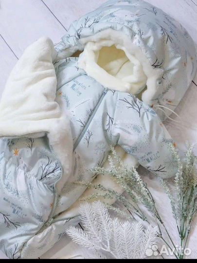 Конверт зимний на овчине