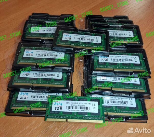 Оперативная память ddr3 8gb 1600 для ноутбука