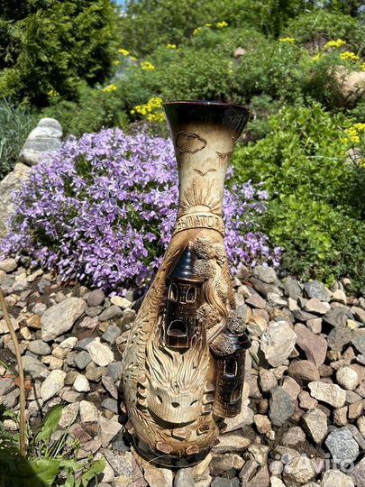 Ваза ручная работа керамика 39см.сувенир Евпатория