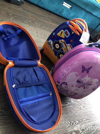 Детский чемодан на колесиках новый