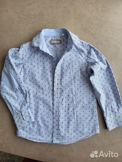 Рубашка gulliver, рост 122