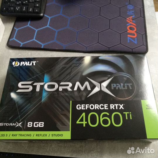 Новая видеокарта palit 4060ti 8gb