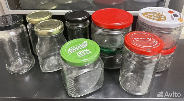 Банки стеклянные c крышками