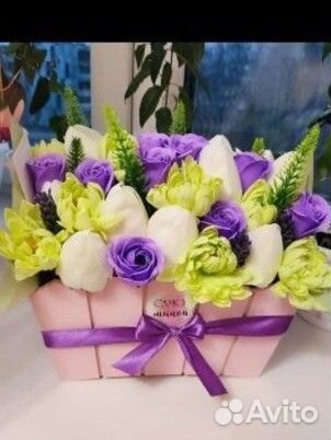 Цветы из мыльной пены