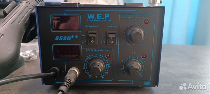 Термовоздушная паяльная станция W.E.P 852D++
