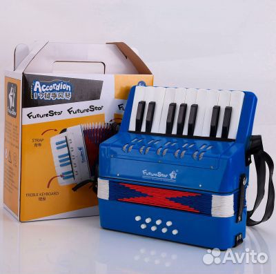 Аккордеон детский Future Star FF-17K-LBL голубой