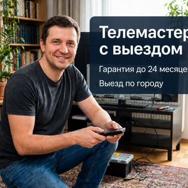 Ремонт телевизоров на дому с выездом мастера