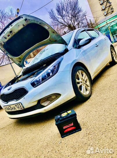 Аккумулятор solite(корея) 60ач на kia ceed с устан