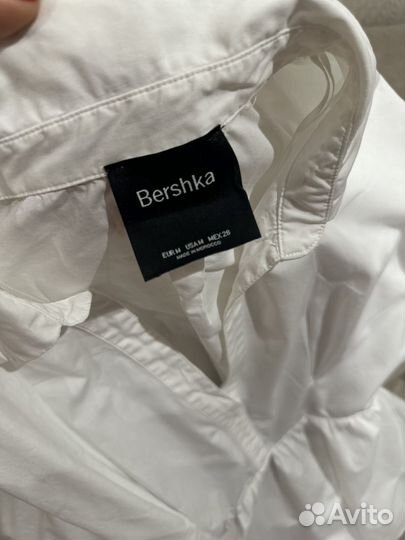 Bershka белое платье женское