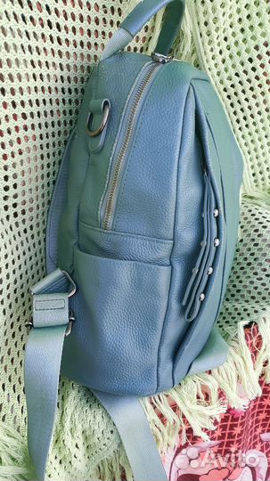 Рюкзак женский натуральная кожа бу