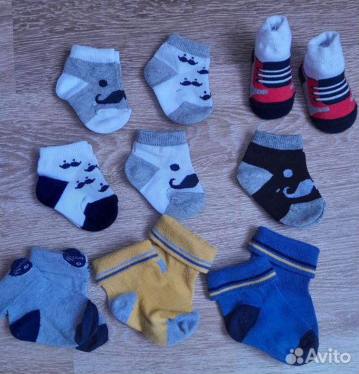 Носочки с 0 до 6 месяцев